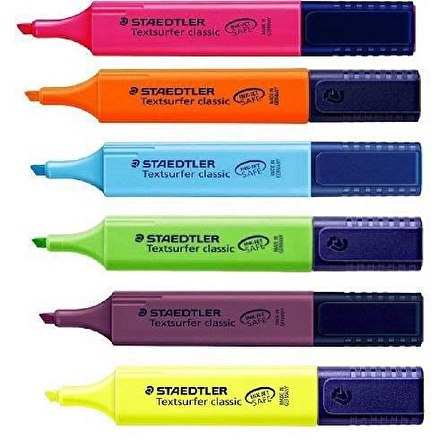 Staedtler Textsurfer Classic  Fosforlu Kalem Seti  6 Renk